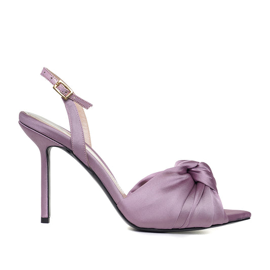 Sandale Sofia Satin, Mov-Lavanda - Premium Collection