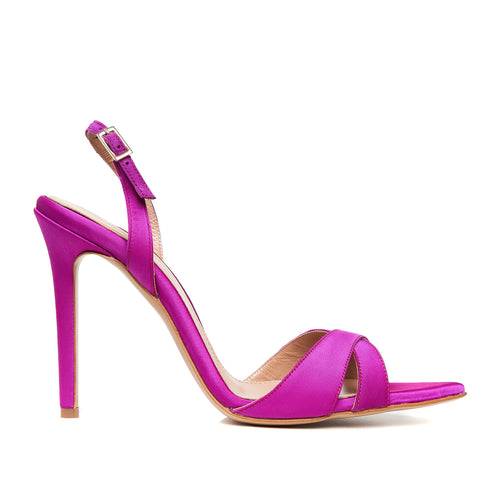 Sandale Thea Satin, Fucsia
