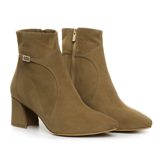 Botine Lucy Piele Intoarsa, Camel